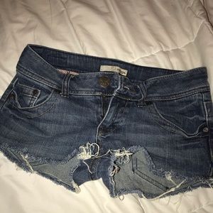 Low rise shorts